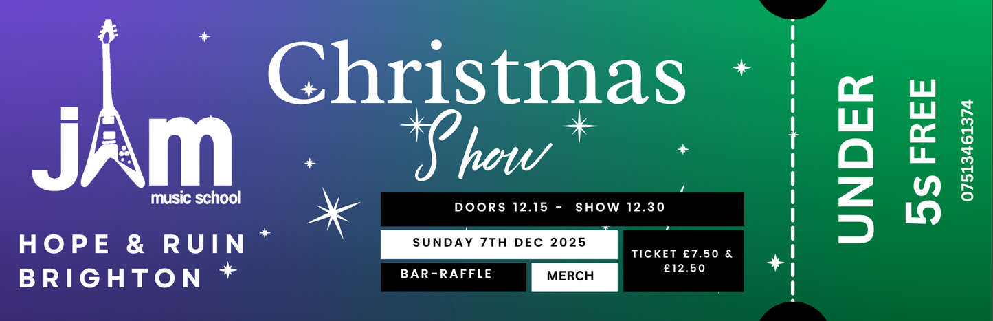 Joe's Academy of Music Brighton- Christmas Show Tickets